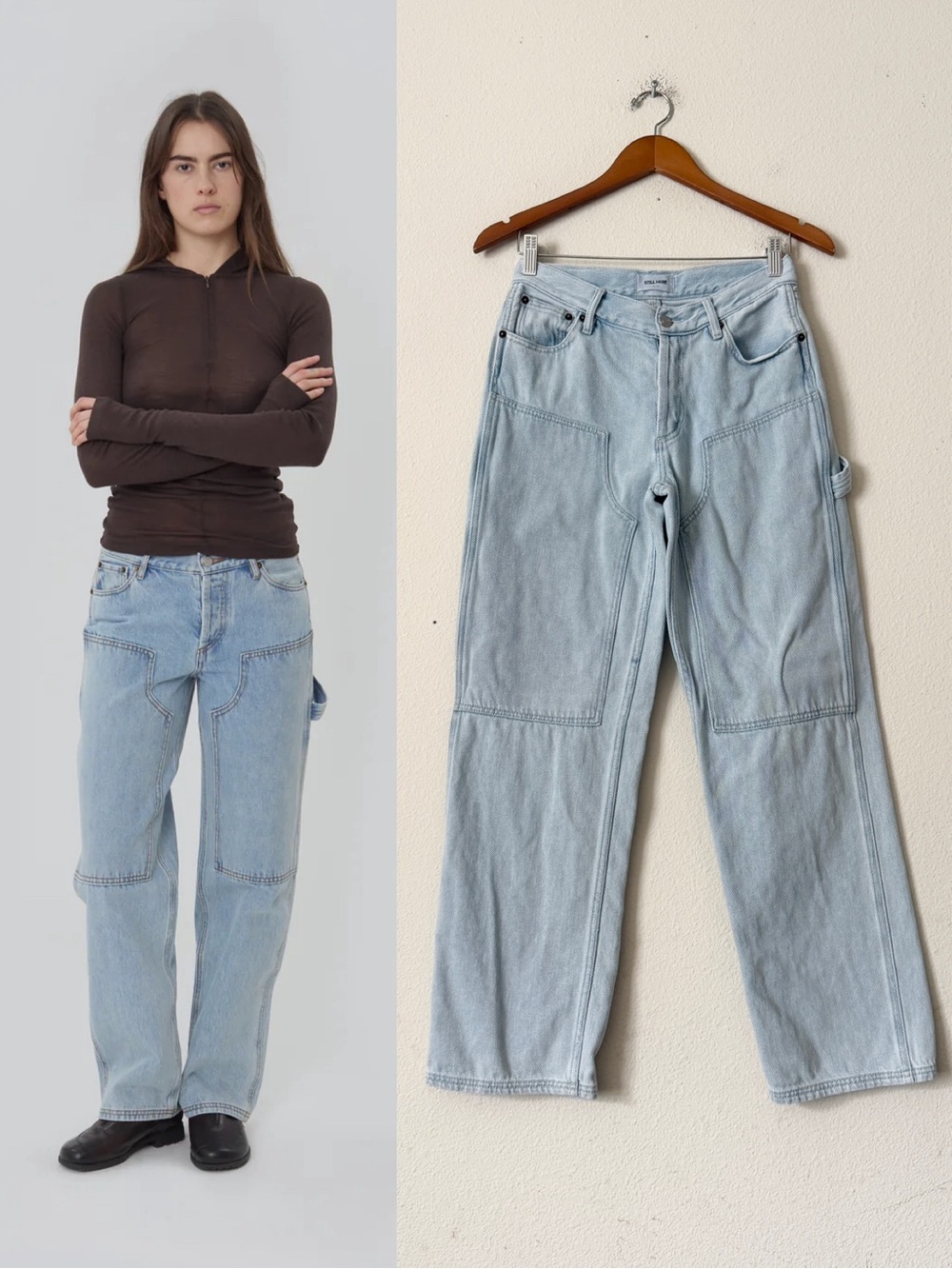 Light Wash Straight Leg Women's Jeans